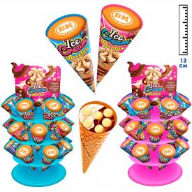 Вафельный рожок с печеньем и шоколадной пастой Шокотим ICE CREAM (Китай) 16г