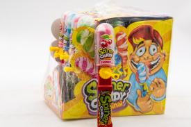 Карамель леденоцвая "Спинер Канди" вращающаяся фруктовая Lollipop Spiner Candy X-Treme 23 грамм