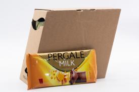Молочный шоколад Pergale с хрустящей карамелью и солью 93 гр