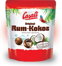 Конфеты Casali Ром-Кокос покрытые молочным шоколадом 175 гр