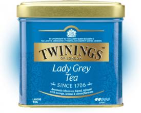 Чай Twinings черный Леди Грей, ж/б 100 гр