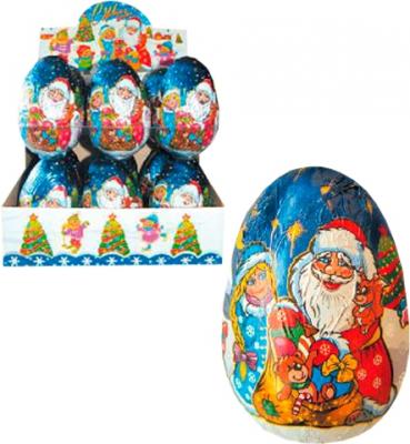 Яйцо из кондитерской глазури Шоколадная Компания Новогодняя Сказка с сюрпризом 50 гр