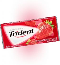Жвачка Trident Strawberry Twist