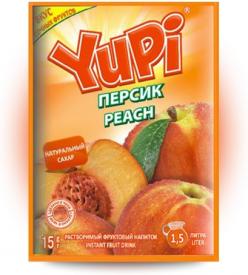 Растворимый напиток YUPI Персик 15 грамм